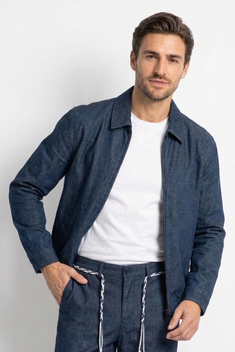 GIUBBINO CHAMBRAY 3 GIUBBINO CHAMBRAY - immagine 3