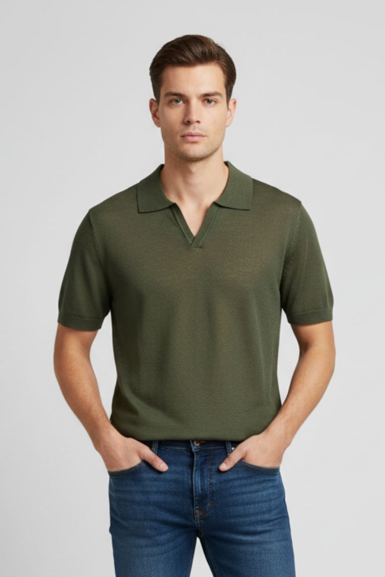 MAGLIA DERBY MISTO LINO 1 MAGLIA DERBY MISTO LINO - immagine 1