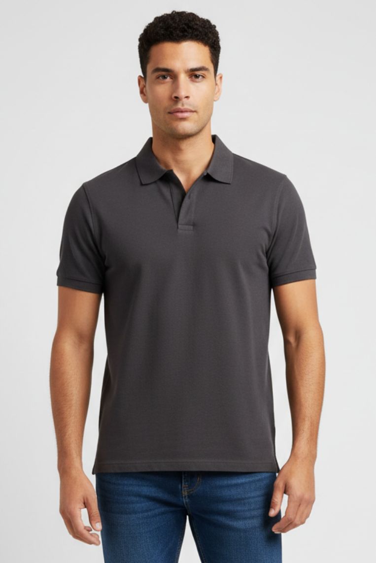 T-SHIRT EFFETTO LINO COLLO DERBY 7 T-SHIRT EFFETTO LINO COLLO DERBY - immagine 7