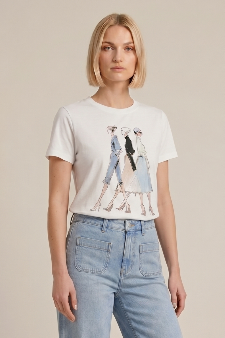 T-SHIRT STAMPA DONNE - immagine 2