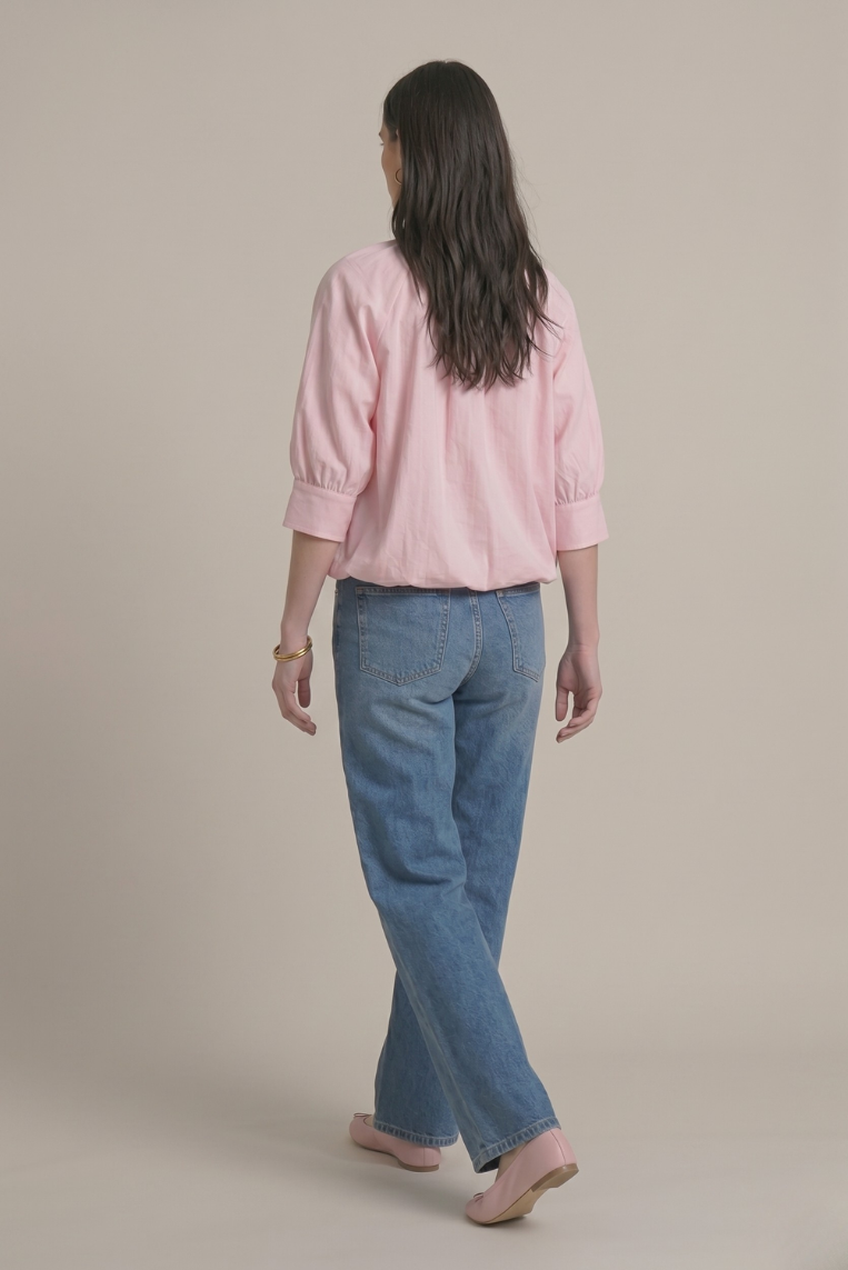 DENIM GAMBA DRITTA BOTTONI GIOIELLO - immagine 2