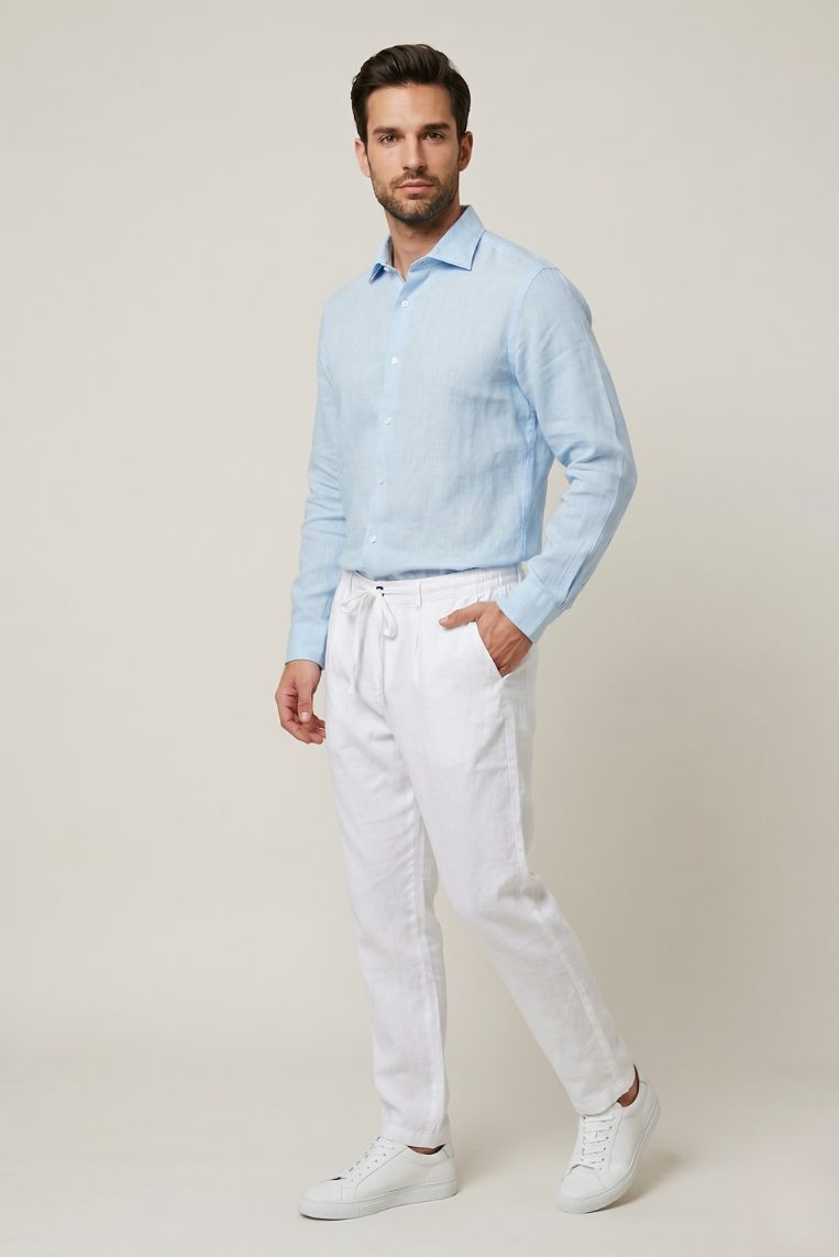 PANTALACCIO MISTO LINO 5 PANTALACCIO MISTO LINO - immagine 5