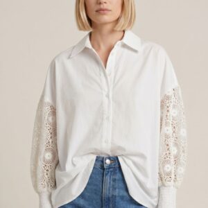 CAMICIA MANICA CROCHET 5 CAMICIA MANICA CROCHET - Thumbnail Image 2