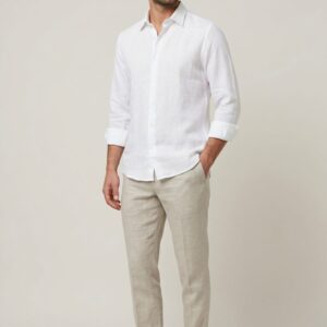 PANTALONE BASIC LINO LUNGO 14 PANTALONE BASIC LINO LUNGO - Thumbnail Image 5