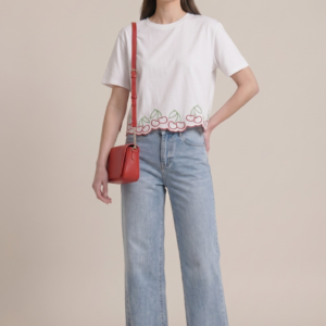 DENIM PALAZZO CON ROTTURE 4 DENIM PALAZZO CON ROTTURE - Thumbnail Image 1