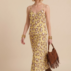 GONNA SATIN ANIMALIER 4 GONNA SATIN ANIMALIER - Thumbnail Image 2