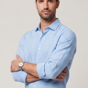 CAMICIA REGULAR LINO 13 CAMICIA REGULAR LINO - Thumbnail Image 3