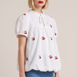 BLUSA RICAMO CILIEGIE 4 BLUSA RICAMO CILIEGIE - Thumbnail Image 2