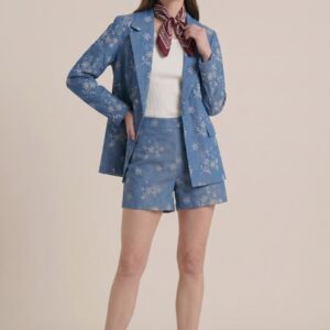 BERMUDA CHAMBRAY RICAMATO 4 BERMUDA CHAMBRAY RICAMATO - Thumbnail Image 1