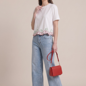 DENIM PALAZZO CON ROTTURE 5 DENIM PALAZZO CON ROTTURE - Thumbnail Image 2