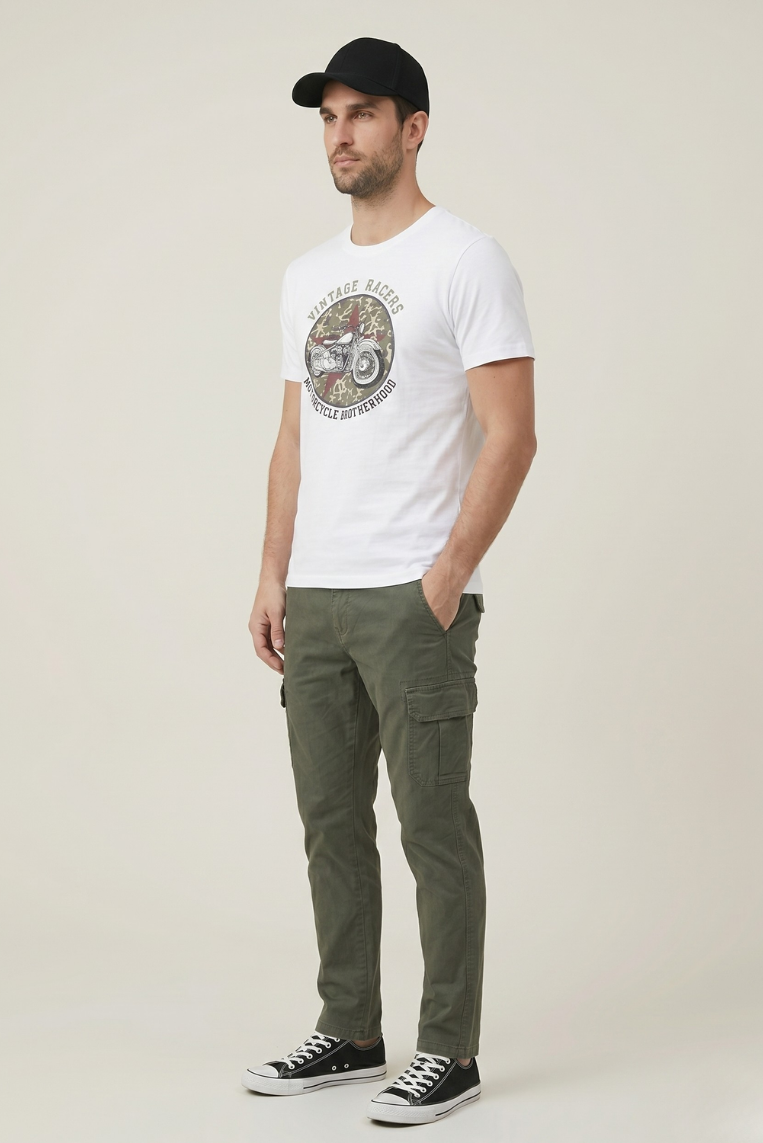 PANTALONE CARGO LEGGERO - immagine 5