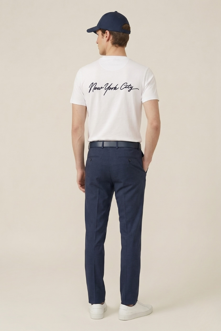 PANTALONE MISTO LINO 4 PANTALONE MISTO LINO - immagine 4