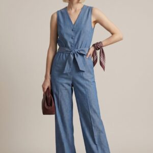 TUTA SMANICATA CHAMBRAY 4 TUTA SMANICATA CHAMBRAY - Thumbnail Image 2