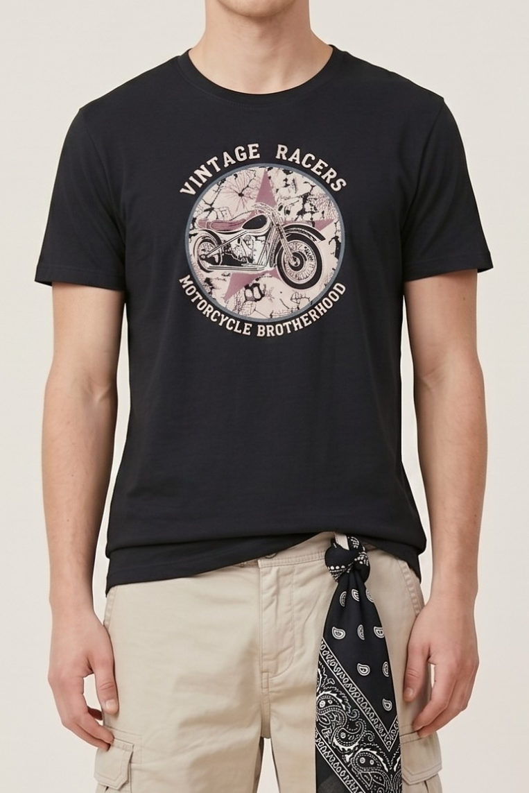 T-SHIRT VINTAGE RIDER - immagine 2