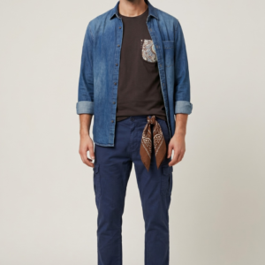 PANTALONE CARGO LEGGERO 17 PANTALONE CARGO LEGGERO - Thumbnail Image 8