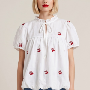 BLUSA RICAMO CILIEGIE 3 BLUSA RICAMO CILIEGIE - Thumbnail Image 1