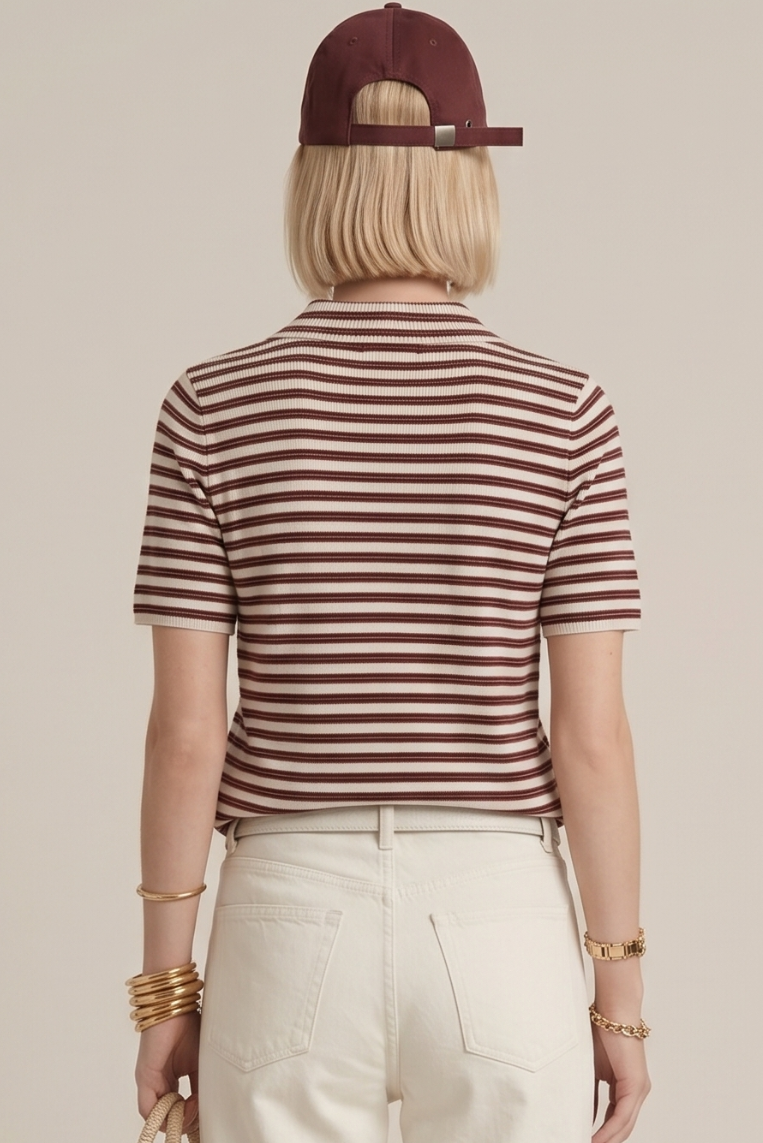 MAGLIA POLO A RIGHE - immagine 2