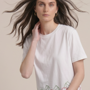T-SHIRT RICAMO CILIEGIE 3 T-SHIRT RICAMO CILIEGIE - Thumbnail Image 1
