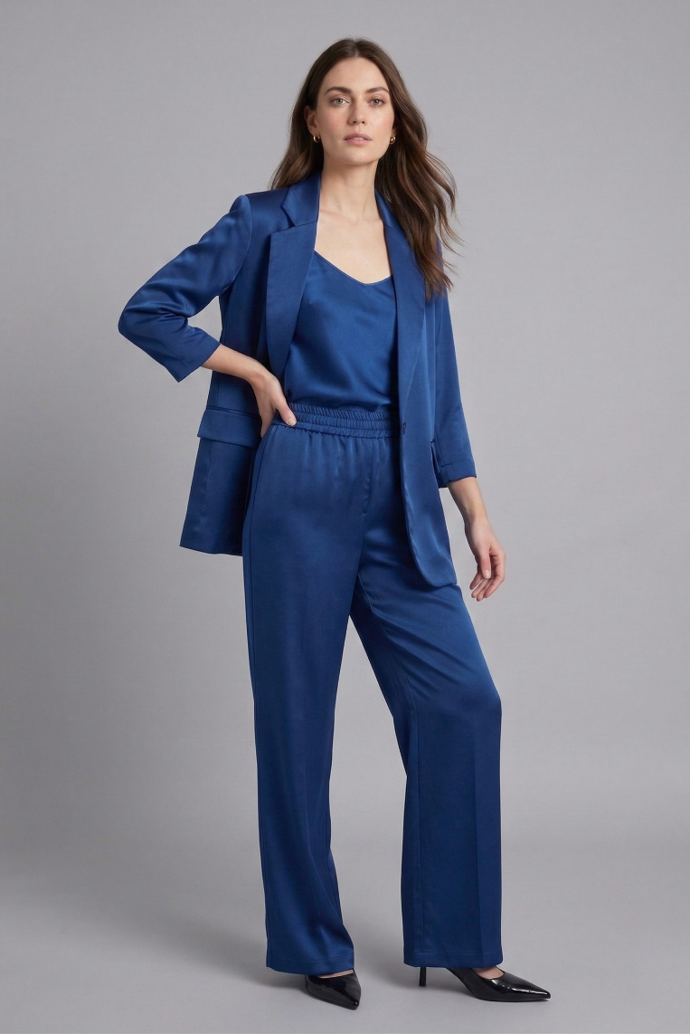 PANTALONE PALAZZO SATIN - immagine 5