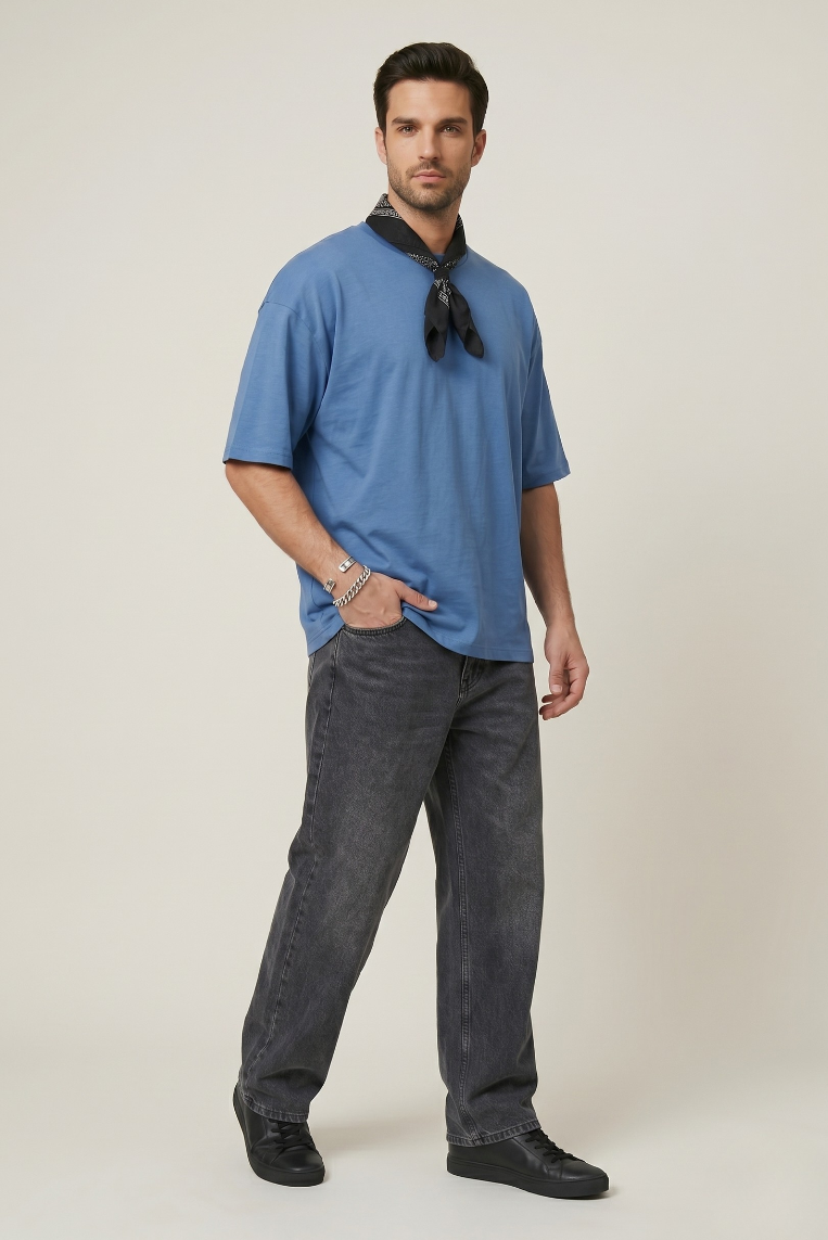 DENIM GAMBA LARGA 1 DENIM GAMBA LARGA - immagine 1