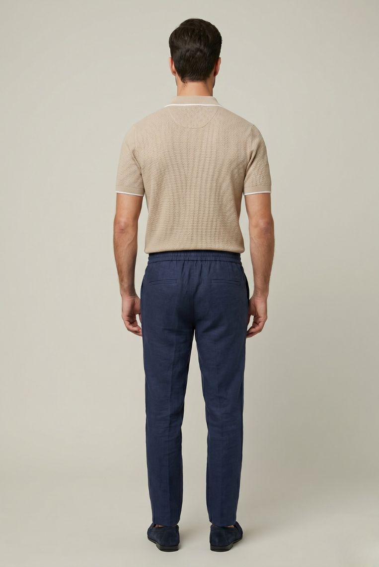 PANTALONE BASIC LINO LUNGO - immagine 9