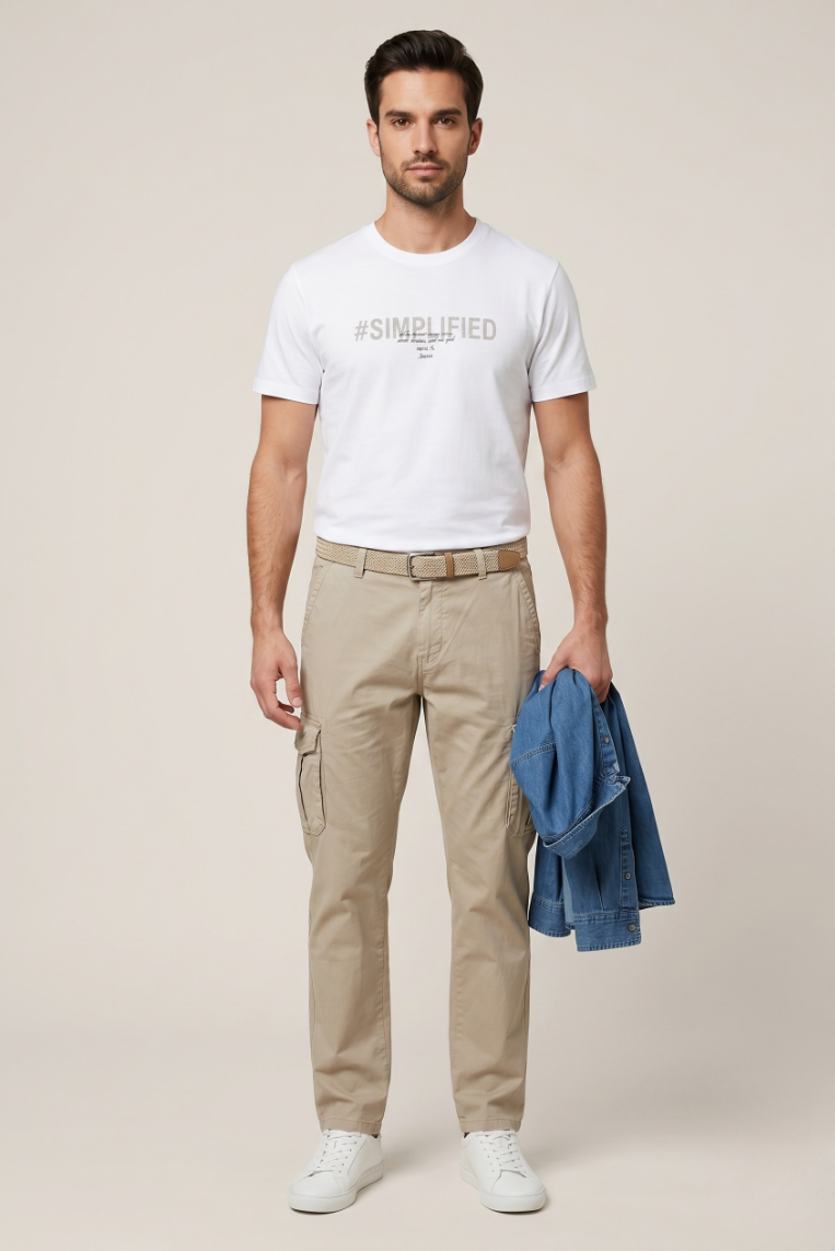 PANTALONE CARGO LEGGERO - immagine 2