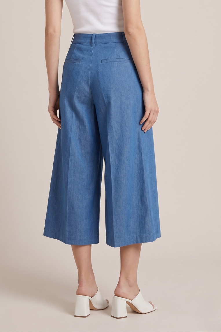 GONNA PANTALONE CHAMBRAY 3 GONNA PANTALONE CHAMBRAY - immagine 3