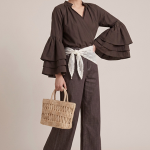 DENIM WIDE LEG MORO CUCITURA 6 DENIM WIDE LEG MORO CUCITURA - Thumbnail Image 2