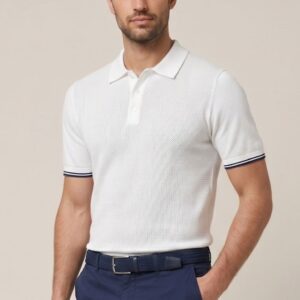 POLO IN MAGLIA CON CONTRASTI 10 POLO IN MAGLIA CON CONTRASTI - Thumbnail Image 4