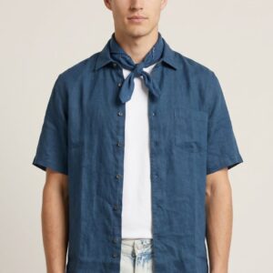 CAMICIA MANICA CORTA 100% LINO 12 CAMICIA MANICA CORTA 100% LINO - Thumbnail Image 2