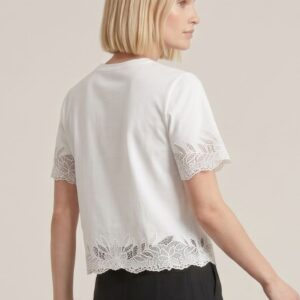 T-SHIRT DETTAGLIO PIZZO 7 T-SHIRT DETTAGLIO PIZZO - Thumbnail Image 2