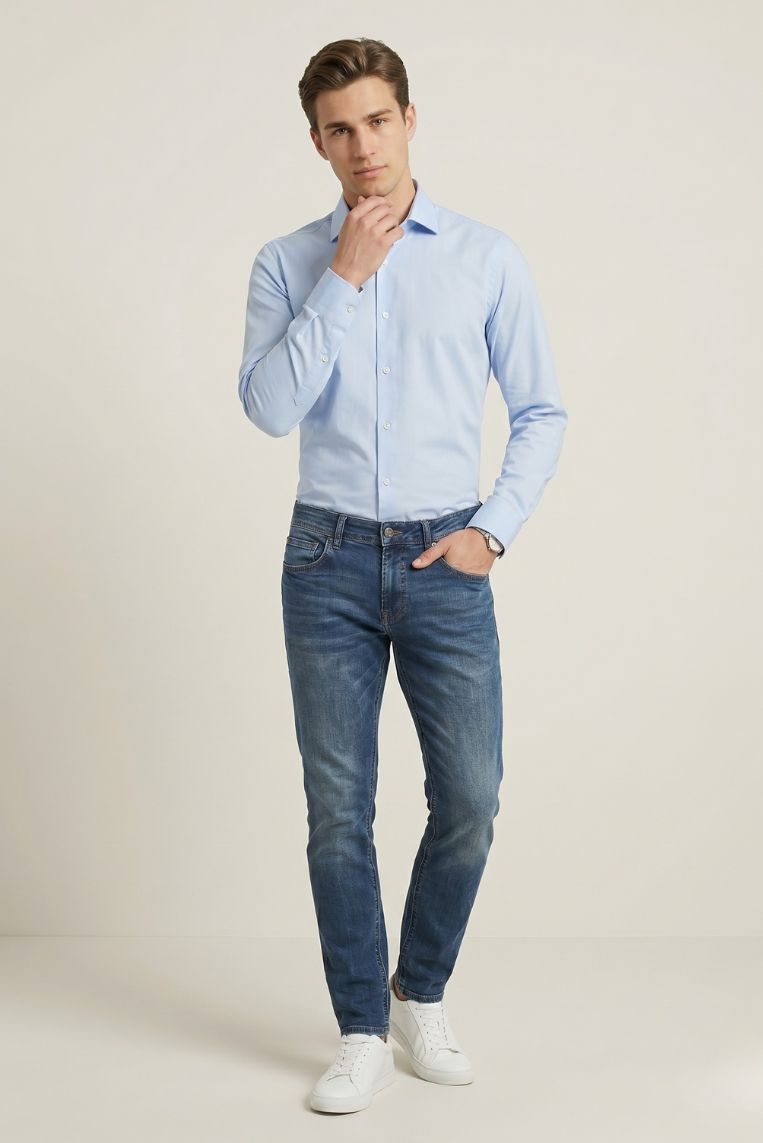 DENIM SUPERFLEX LAVAGGIO MEDIO 3 DENIM SUPERFLEX LAVAGGIO MEDIO - immagine 3