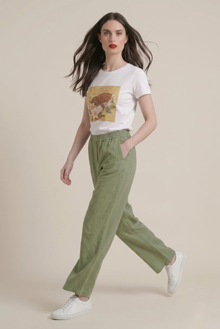 PANTALONE GABARDINA GAMBA DRITTA 6 PANTALONE GABARDINA GAMBA DRITTA - immagine 6