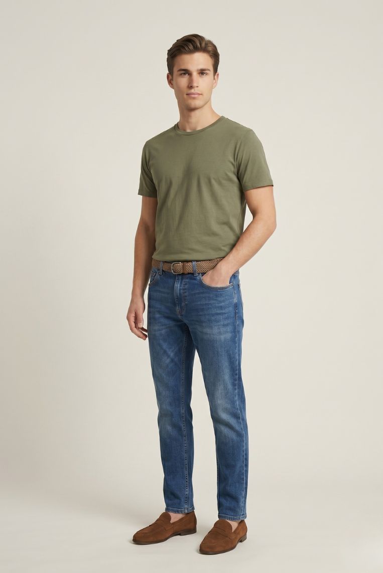 DENIM REGULAR LAVAGGIO MEDIO 2 DENIM REGULAR LAVAGGIO MEDIO - immagine 2