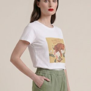 T-SHIRT STAMPA LEOPARDO 5 T-SHIRT STAMPA LEOPARDO - Thumbnail Image 2