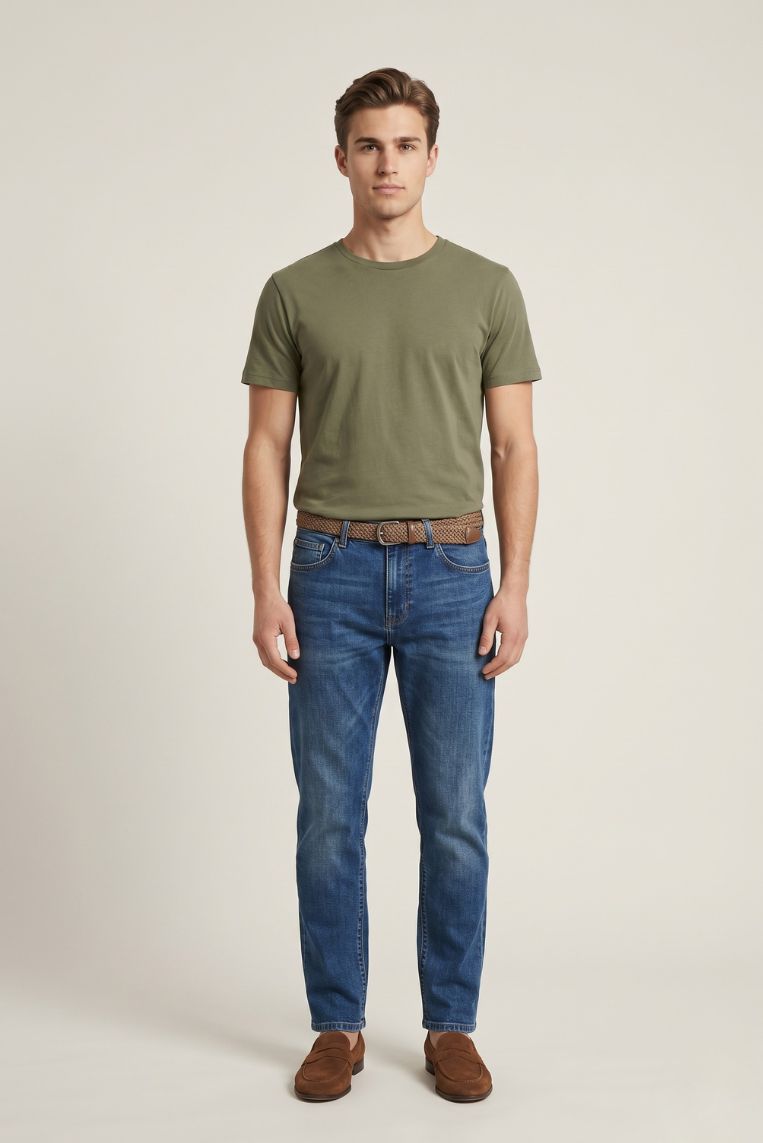 DENIM REGULAR LAVAGGIO MEDIO 3 DENIM REGULAR LAVAGGIO MEDIO - immagine 3