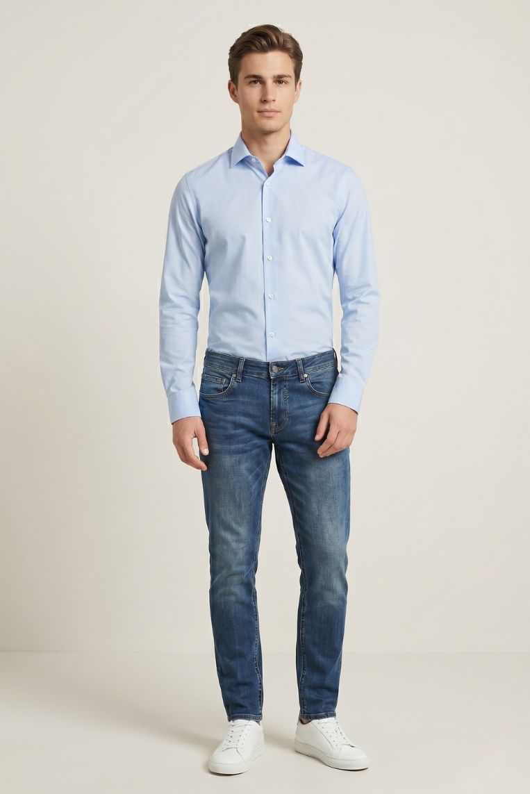DENIM SUPERFLEX LAVAGGIO MEDIO 1 DENIM SUPERFLEX LAVAGGIO MEDIO - immagine 1