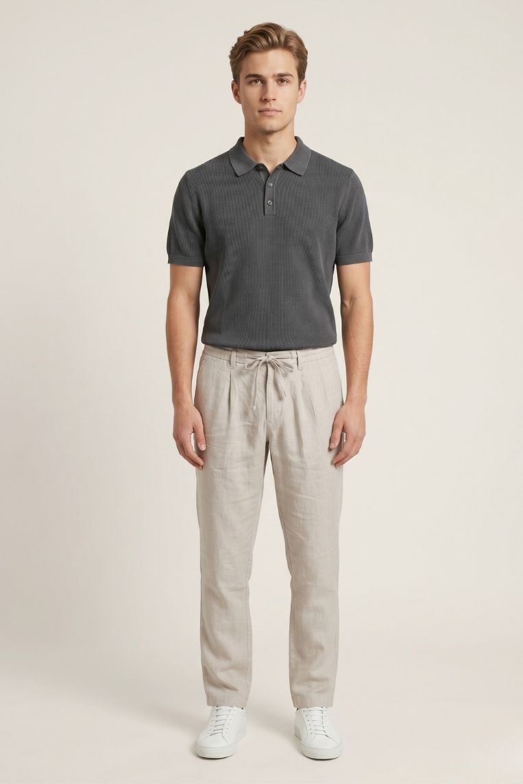 PANTALACCIO MISTO LINO 10 PANTALACCIO MISTO LINO - immagine 10