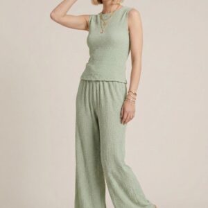 PANTALONE FLUIDO GOFFRATO 9 PANTALONE FLUIDO GOFFRATO - Thumbnail Image 4