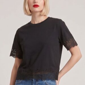 T-SHIRT DETTAGLIO PIZZO 10 T-SHIRT DETTAGLIO PIZZO - Thumbnail Image 5