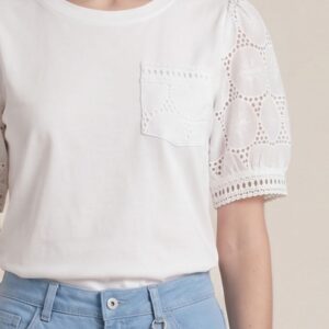 T-SHIRT MANICHE MACRAME 4 T-SHIRT MANICHE MACRAME - Thumbnail Image 2