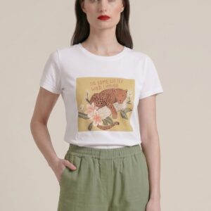 T-SHIRT STAMPA LEOPARDO 6 T-SHIRT STAMPA LEOPARDO - Thumbnail Image 3