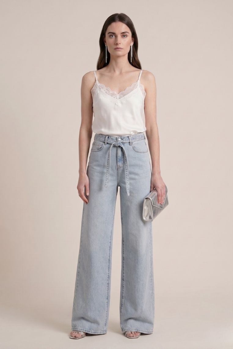 DENIM WIDE LEG 1 DENIM WIDE LEG - immagine 1