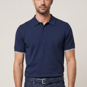 POLO IN MAGLIA CON CONTRASTI 11 POLO IN MAGLIA CON CONTRASTI - Thumbnail Image 5