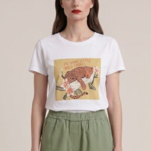 T-SHIRT STAMPA LEOPARDO 4 T-SHIRT STAMPA LEOPARDO - Thumbnail Image 1