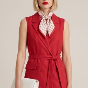 GILET STRUTTURATO LINO 3 GILET STRUTTURATO LINO - Thumbnail Image 1