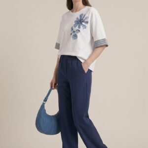 PANTALONE GABARDINA GAMBA DRITTA 13 PANTALONE GABARDINA GAMBA DRITTA - Thumbnail Image 4