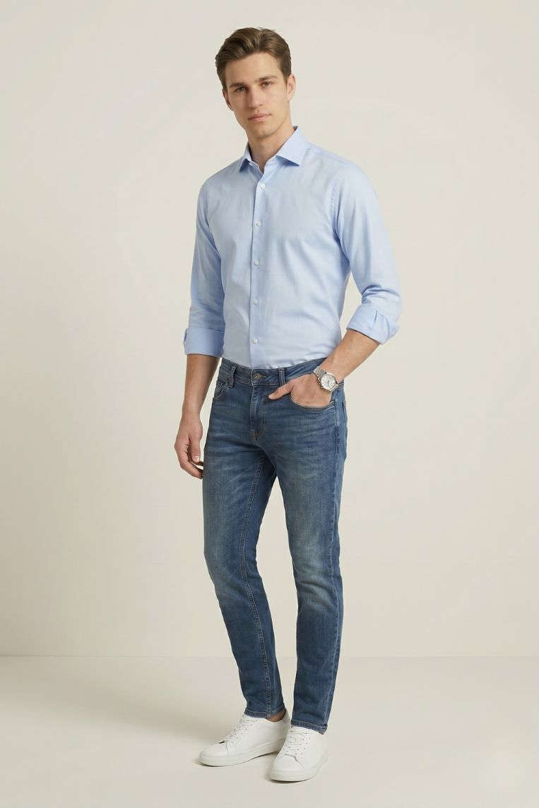 DENIM SUPERFLEX LAVAGGIO MEDIO 2 DENIM SUPERFLEX LAVAGGIO MEDIO - immagine 2