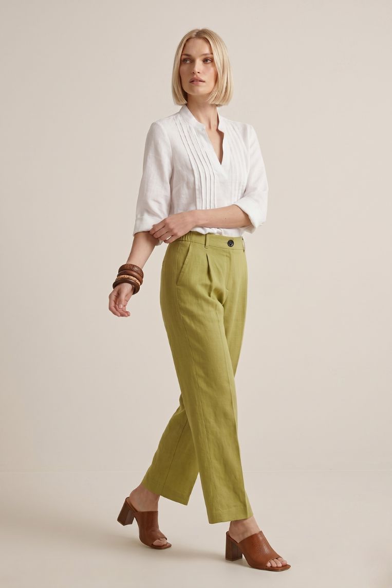 PANTALONE FLUIDO GAMBA DRITTA - immagine 6