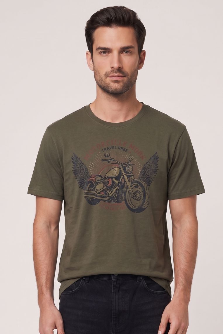 T-SHIRT STAMPA MOTOR RIDER - immagine 2